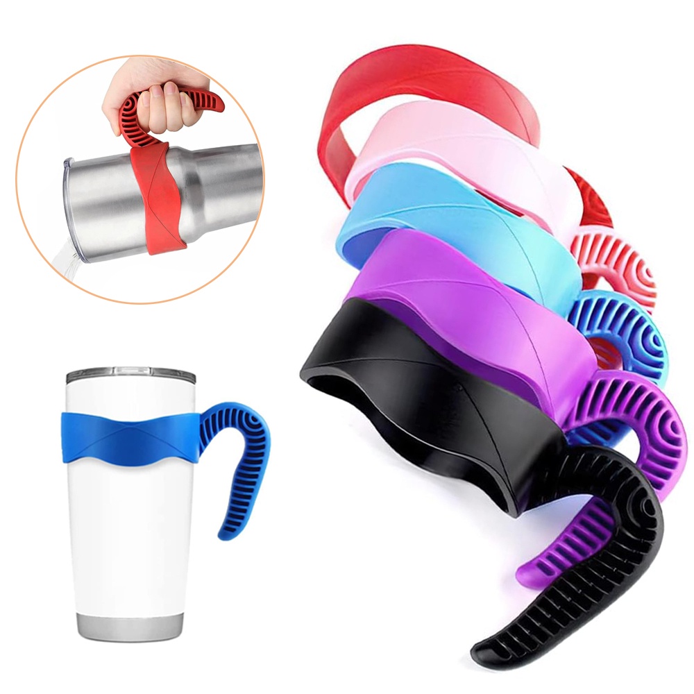 1 cái tay cầm tumbler sành điệu và chức năng cho cốc 20oz / 30oz - tay cầm an toàn, nhẹ, an toàn cho máy rửa chén - lý tưởng cho các hoạt động đi lại và ngoài trời - không chứa bpa