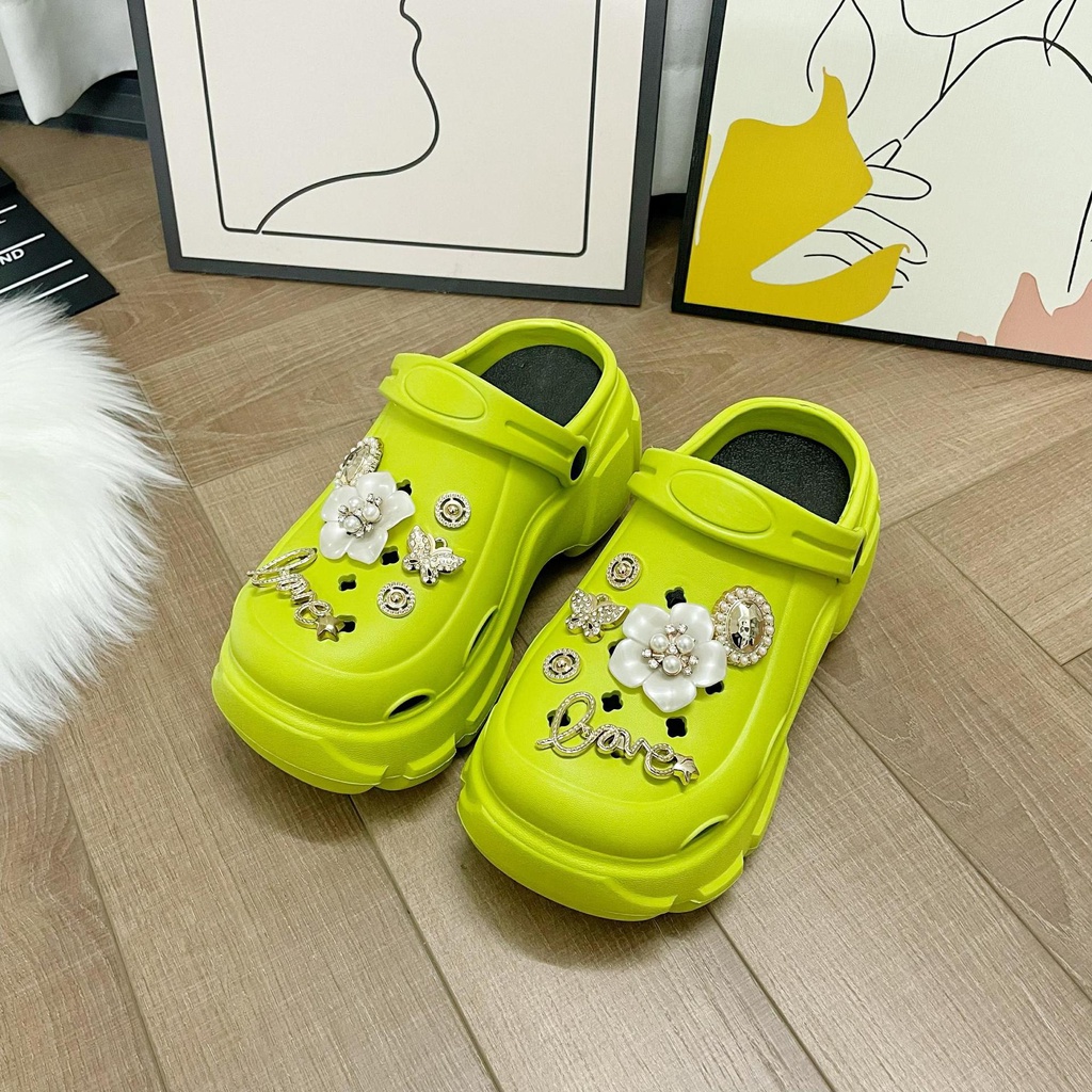 HHH Dép CROSS 5CM dép Sandal nữ Mùa hè Đế Dày thoải mái Xinh Xắn  B98G14I