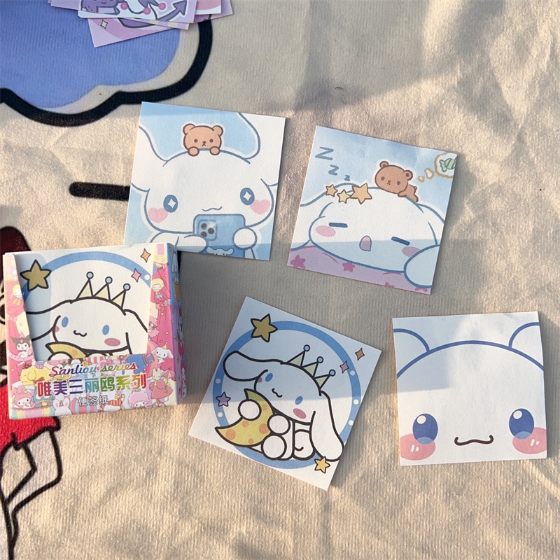 200 cái sanrio note paper mini memo notes giấy đầy màu sắc văn phòng phẩm trường học