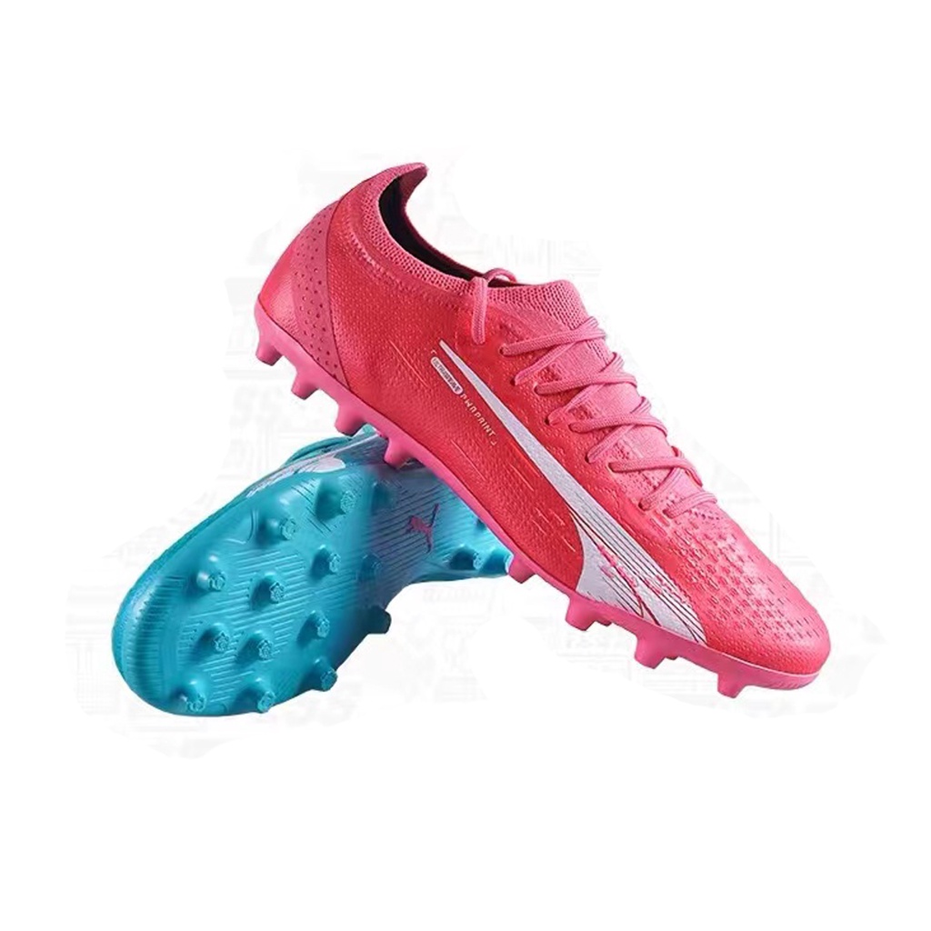 Giày bóng đá ultra ultimate mg white blue giày bóng đá dành cho người lớn