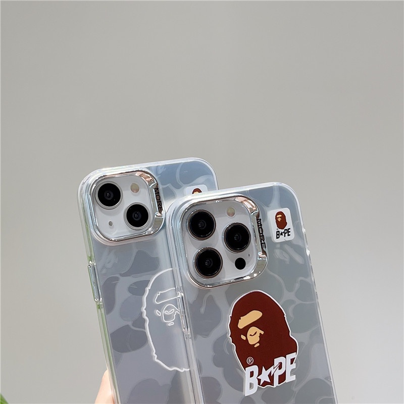 BAPE Ốp Điện Thoại Họa Tiết Rằn Ri Cho iphone15 15pro 15promax 14promax 14 14pro 13 13pro 13promax 12 12pro 11