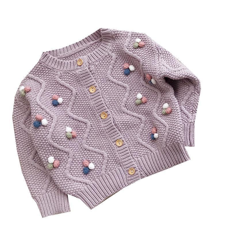 Áo Khoác cardigan Dệt Kim Dễ Thương Xinh Xắn Cho Bé Gái Có size 80-150，áo len bé gái siêu đẹp 2023