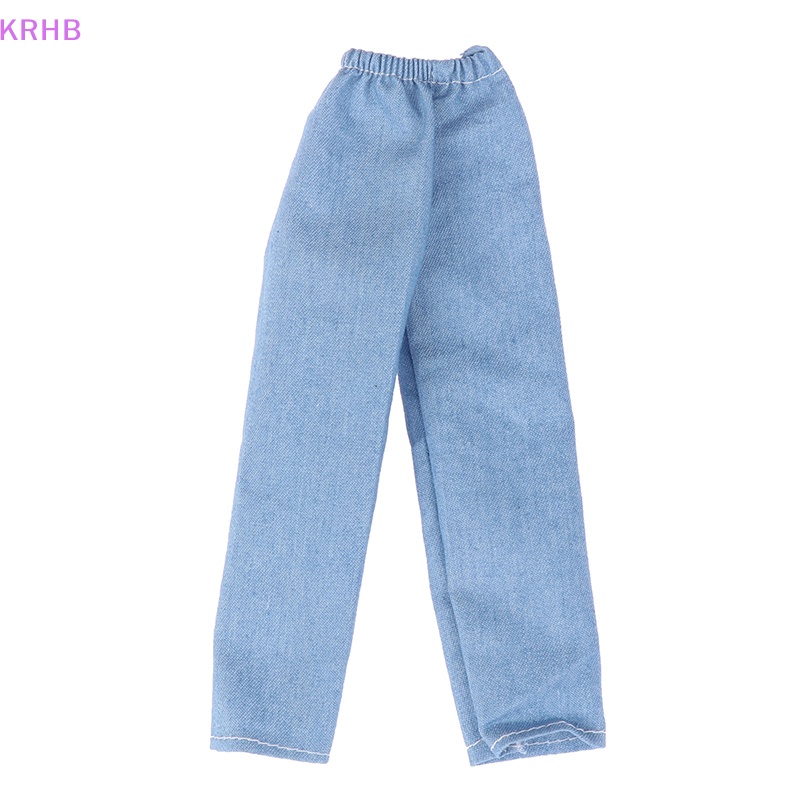 Krhb 1pc 30 cm trang phục búp bê mùa hè mát mẻ vest quần jean thời trang cô gái búp bê quần áo ngày lễ quà tặng mới