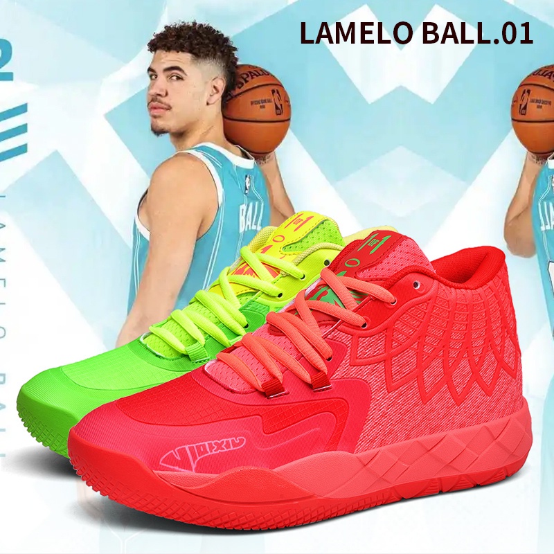 NBA Lamelo Ball  Giày bóng rổ thể thao cho nam giới cao su duy nhất chống trượt size:39-44