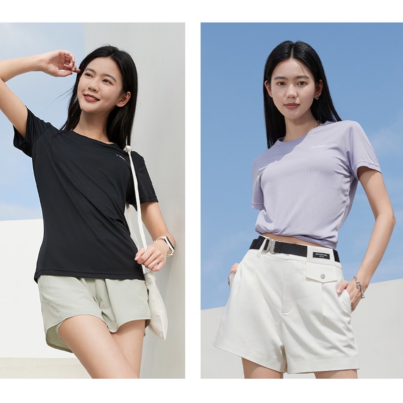 Áo thun thể thao CAMELSPORTS tay lỡ dáng rộng thấm hút mồ hôi thoáng khí khô nhanh cho nữ tập yoga/ chạy bộ