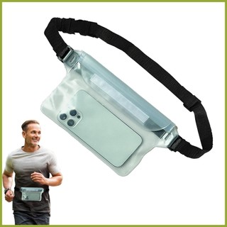 Điện thoại không thấm nước fanny pouch waist pouch túi đựng điện thoại không thấm nước phụ kiện đi biển dung lượng cao 3-layer chống thấm nước