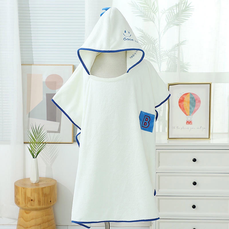 Amila áo choàng trùm đầu trẻ em nam và nữ áo choàng tắm dễ thương có thể mặc và quấn