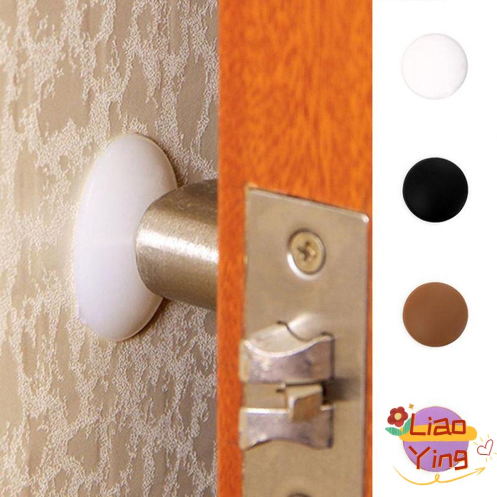 Đệm cao su silicone tự dính dán tường chống va đập chống trượt cho tay nắm cửa nhiều màu sắc