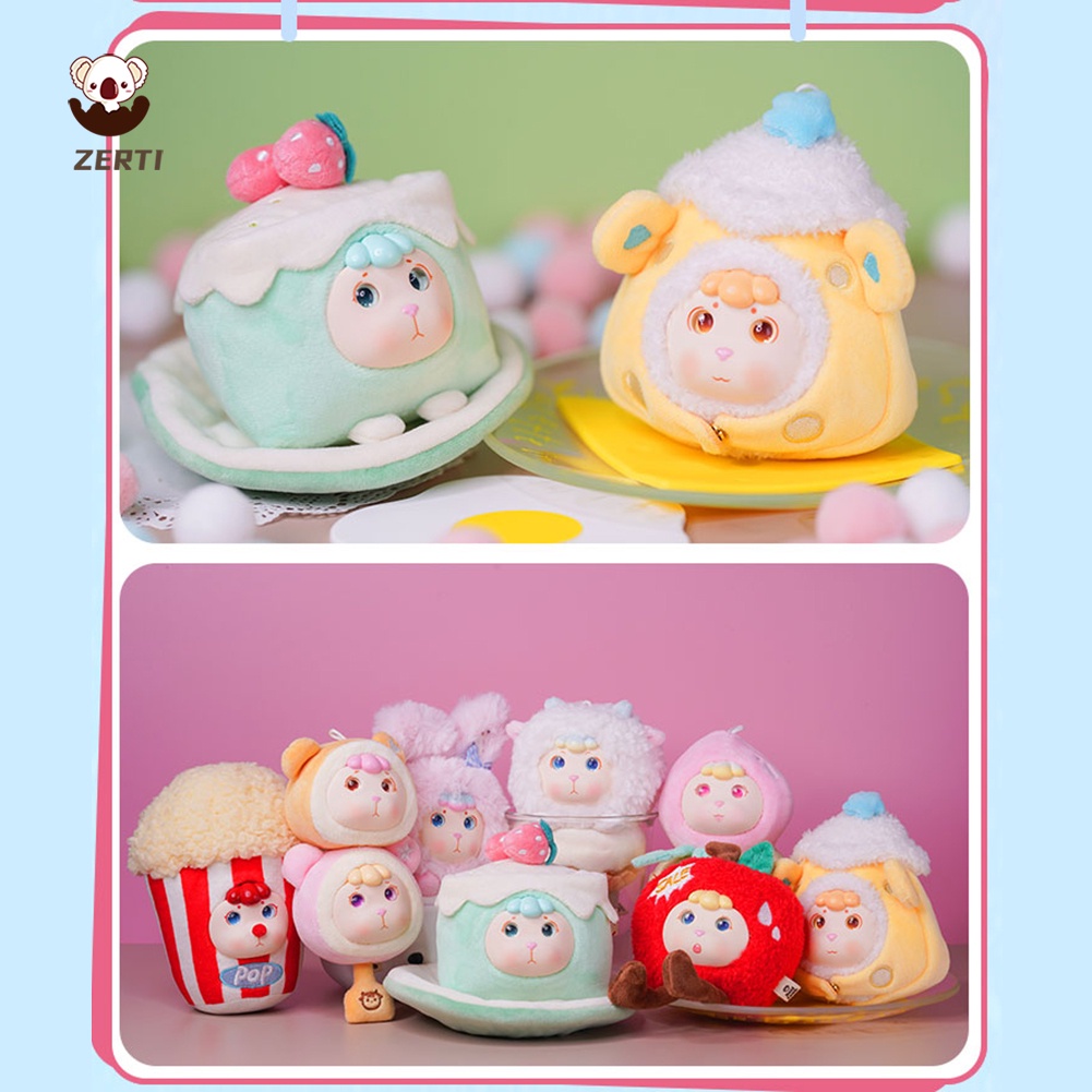 Búp Bê Hình Chú Cừu Hoạt Hình Siêu Dễ Thương Trang Trí Xe Hơi / Nhà Trẻ