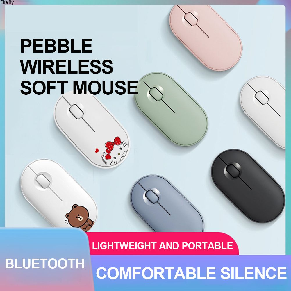 Coza Pebble Chuột Im Lặng Chuột Không Dây Chế Độ Kép Bluetooth M350 Chuột Văn Phòng 2.4G Bluetooth Chế Độ Kép 2.4Ghz Hình Dáng Ấm Áp Và Cảm Giác Tay Thoải Mái