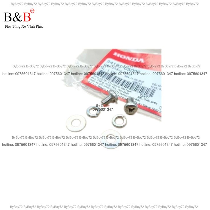 Bộ ốc bắt nẹp cổ pô xe dream xịn - Honda Việt Nam
