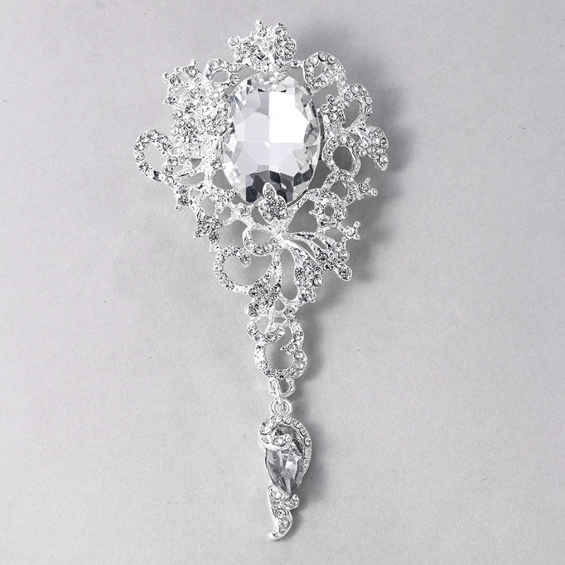 Ghim Cài Áo Pha Lê Phong Cách Âu Mỹ Mới Cao Cấp Cho Nữ