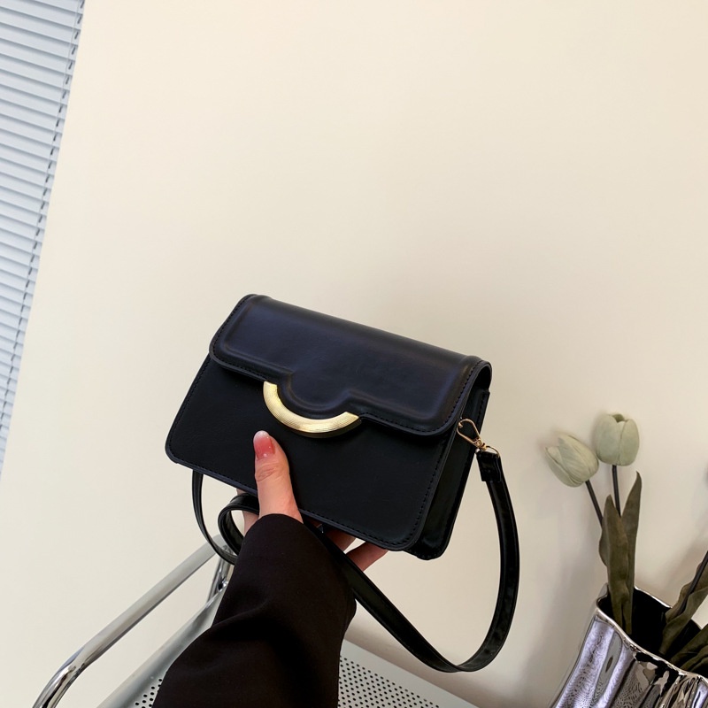 Túi Đeo Chéo Mini Màu Trơn Thời Trang Mùa Xuân 2023 Dành Cho Nữ