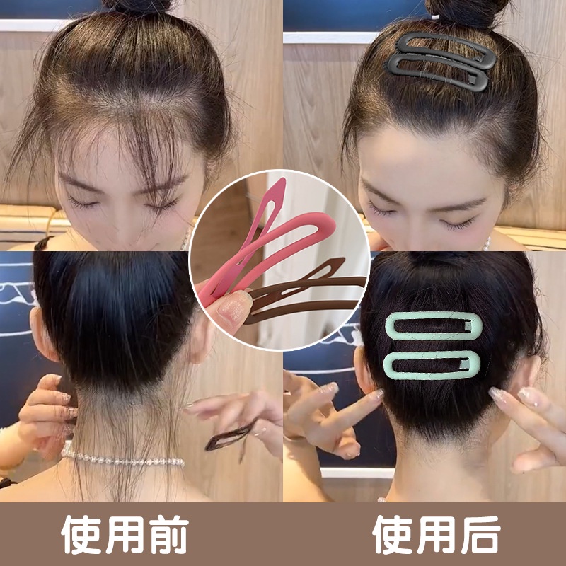 Set 6 Kẹp Tóc Màu Sắc Đơn Giản Thời Trang Cho Nữ