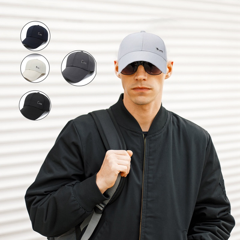 Mũ Lưỡi Trai Màu Trơn Thoáng Khí Mau Khô Thời Trang Mùa Hè Mới Cho Nam Và Nữ