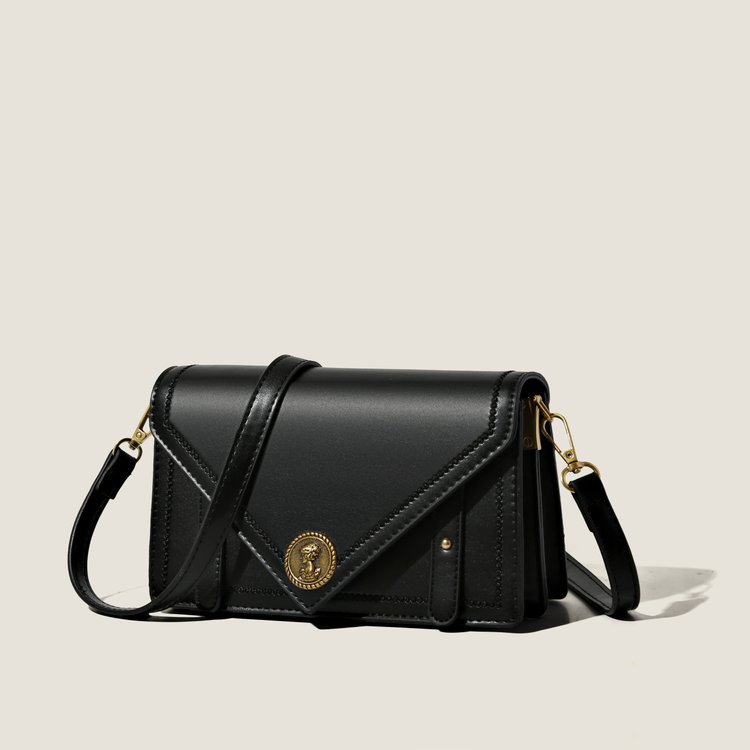 Túi Đeo Chéo Hình Vuông Nhỏ Có Khóa Thời Trang Cho Nữ