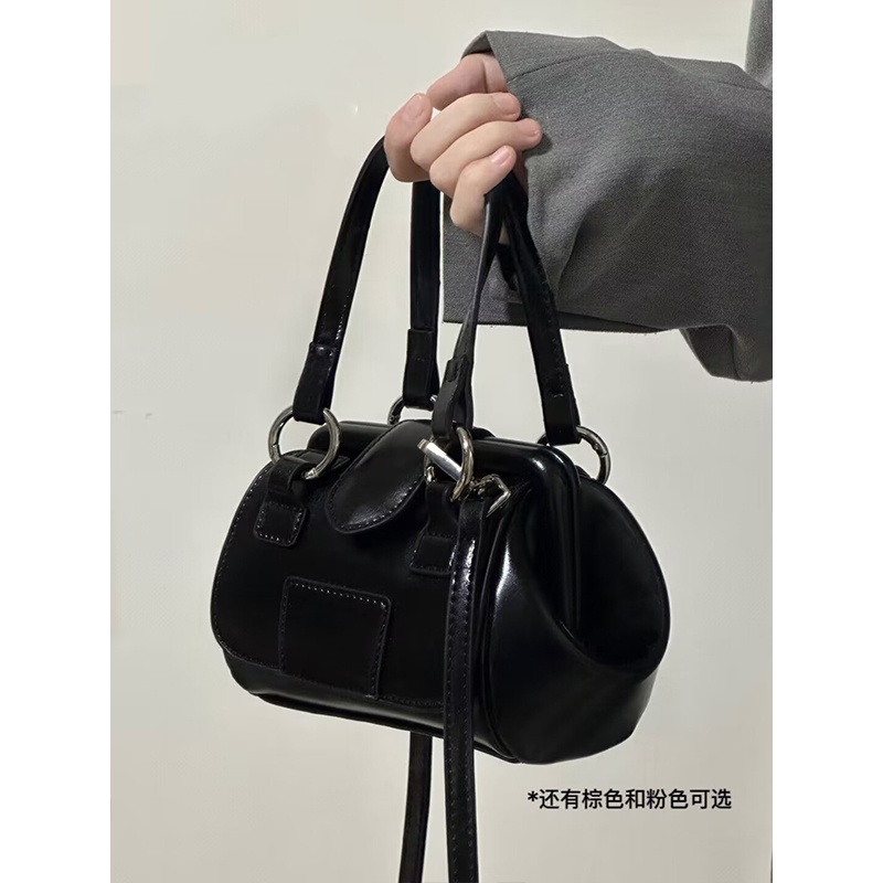 Túi Xách mini Cài Khóa Kim Loại Phong Cách Retro Thời Trang Mới 2022 Cho Nữ