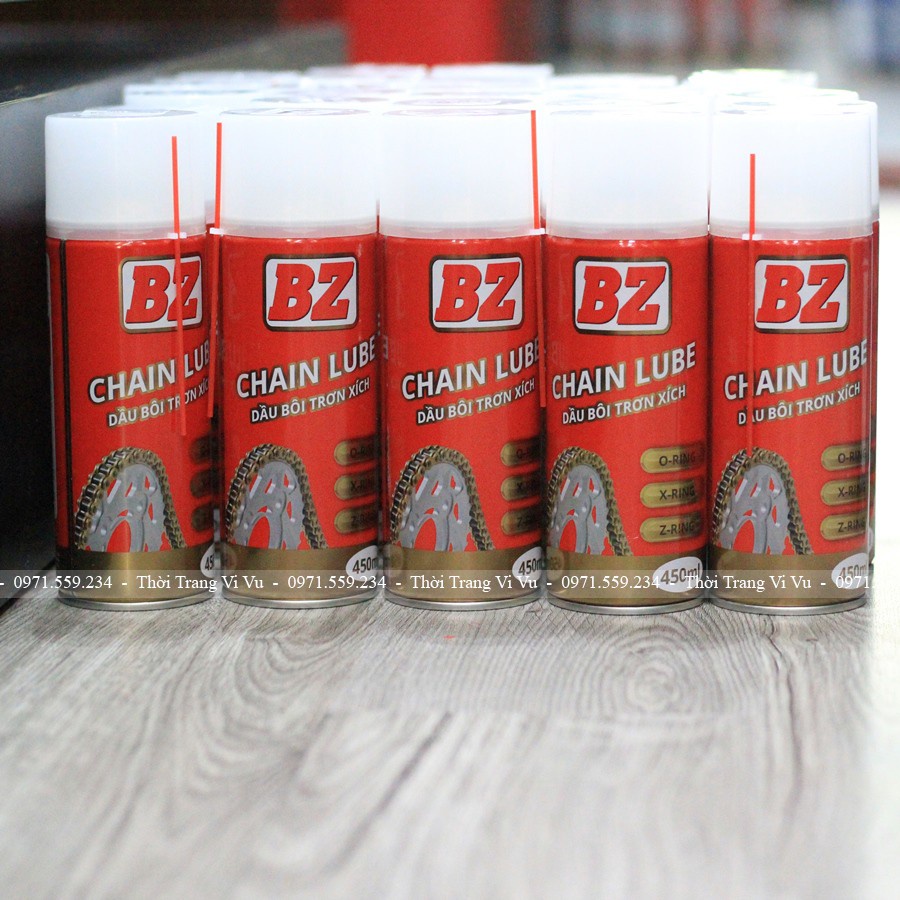 Bộ vệ sinh sên BZ gồm Bôi trơn dưỡng sên BZ + Rửa sên BZ + Bàn chải sên 3D #25024024