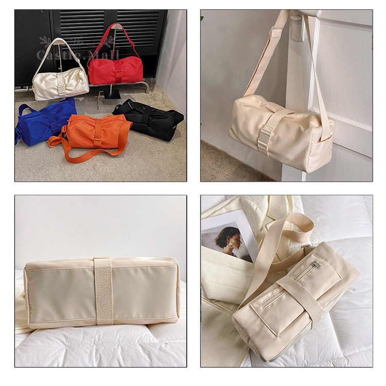 Túi Đeo Vai Nữ Thể Thao Phiên Bản Hàn Quốc túi xách nữ đeo chéo Màu Trơn Dễ Phối Túi Đi Làm