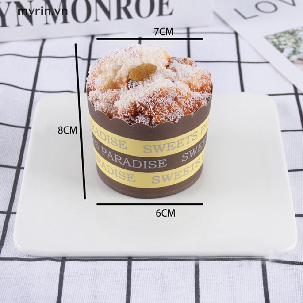 1 Mô Hình Bánh Cupcake Giả Bằng Giấy Sống Động Như Thật