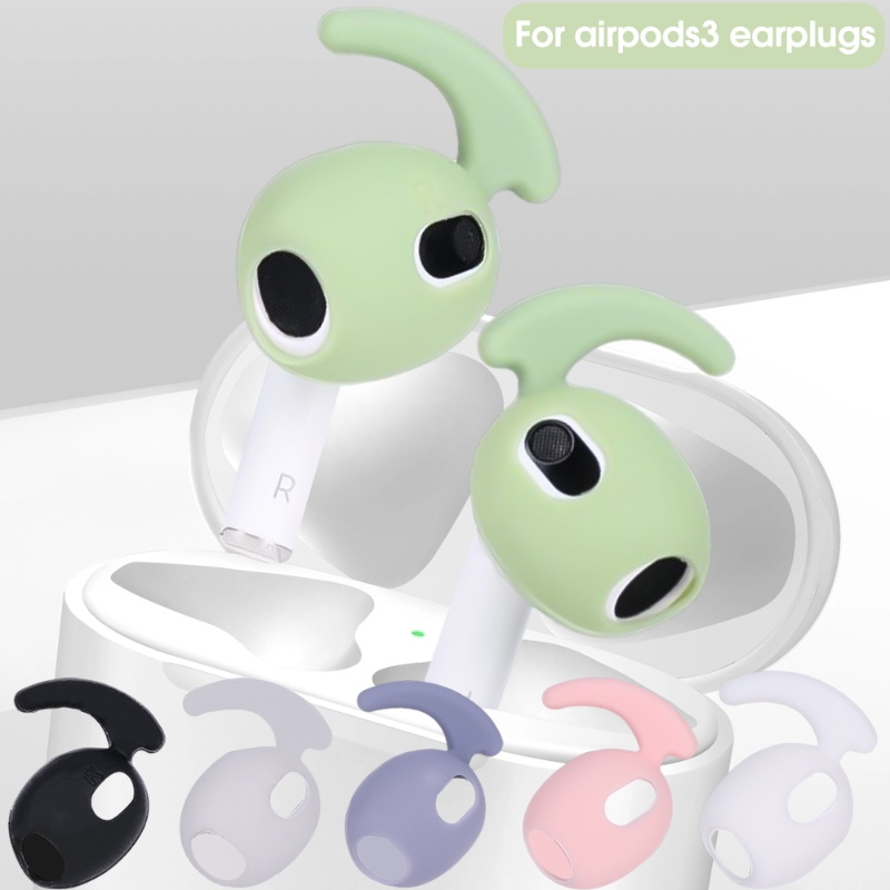 Vỏ Bảo Vệ Hộp Sạc Tai Nghe AirPods 3 Bằng Silicon Siêu Mỏng Màu Trơn Kiểu Thể Thao Chống Rơi