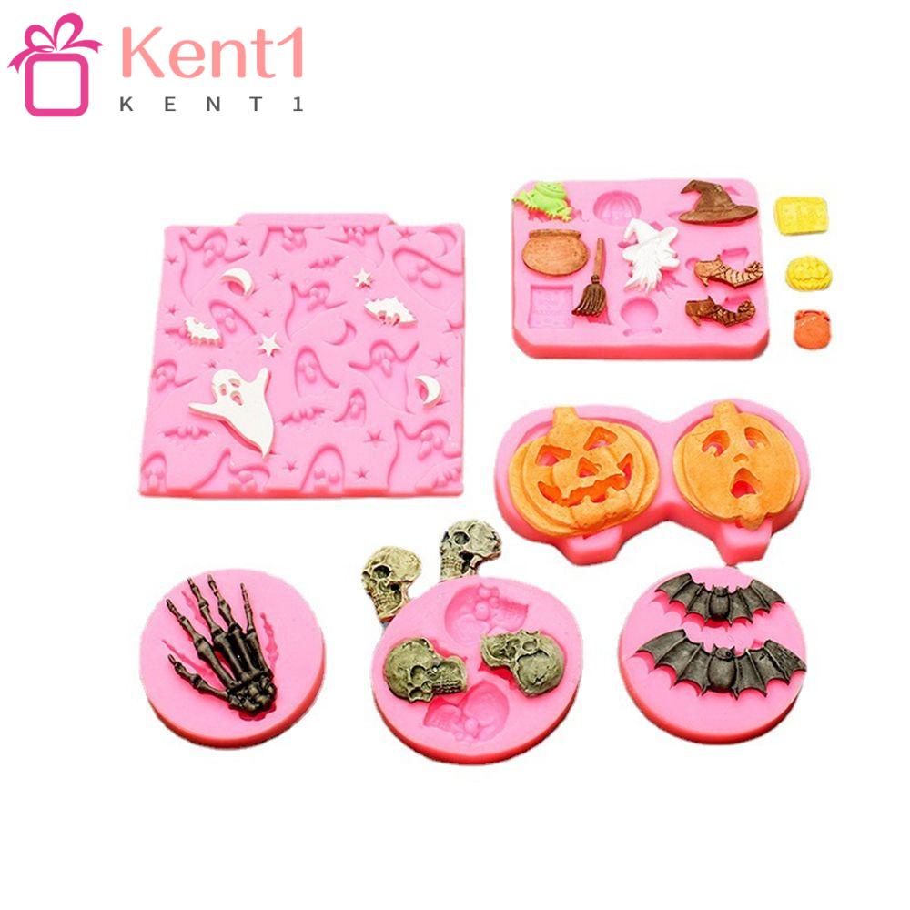 Khuôn Đất Sét Làm Bánh Kem / Sô Cô La Hình Bộ Xương / Nhện / Cú Mèo / Bộ Xương