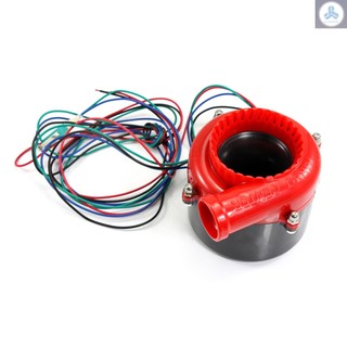 Universal Car Fake Dump Electronic Turbo Blow Off Hooter Valve Analog Sound BOV Electronic Relief Valve Red