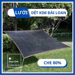 Lưới Che Nắng Chất Lượng Cao - Lưới Dệt Kim Che 80% Nắng (Đã được may viền, đóng khuyết miễn phí)