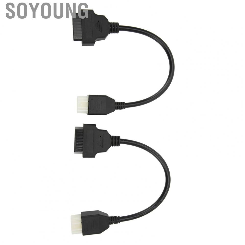 Soyoung 6 Pin OBD Connector  Diagnostic Cable Stable Structure for Motorcycle Motor