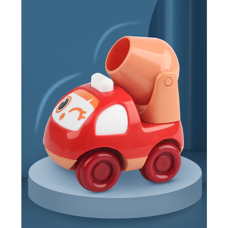 Mới Đồ Chơi Xe Công Trường Họa Tiết Hoạt Hình Dễ Thương