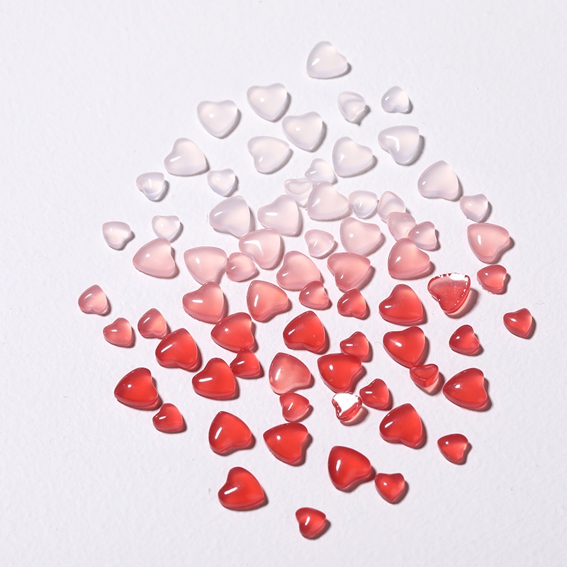 BORN PRETTY Hạt Pha Lê 3D Trái Tim Trang Trí Móng Tay Sinh Động