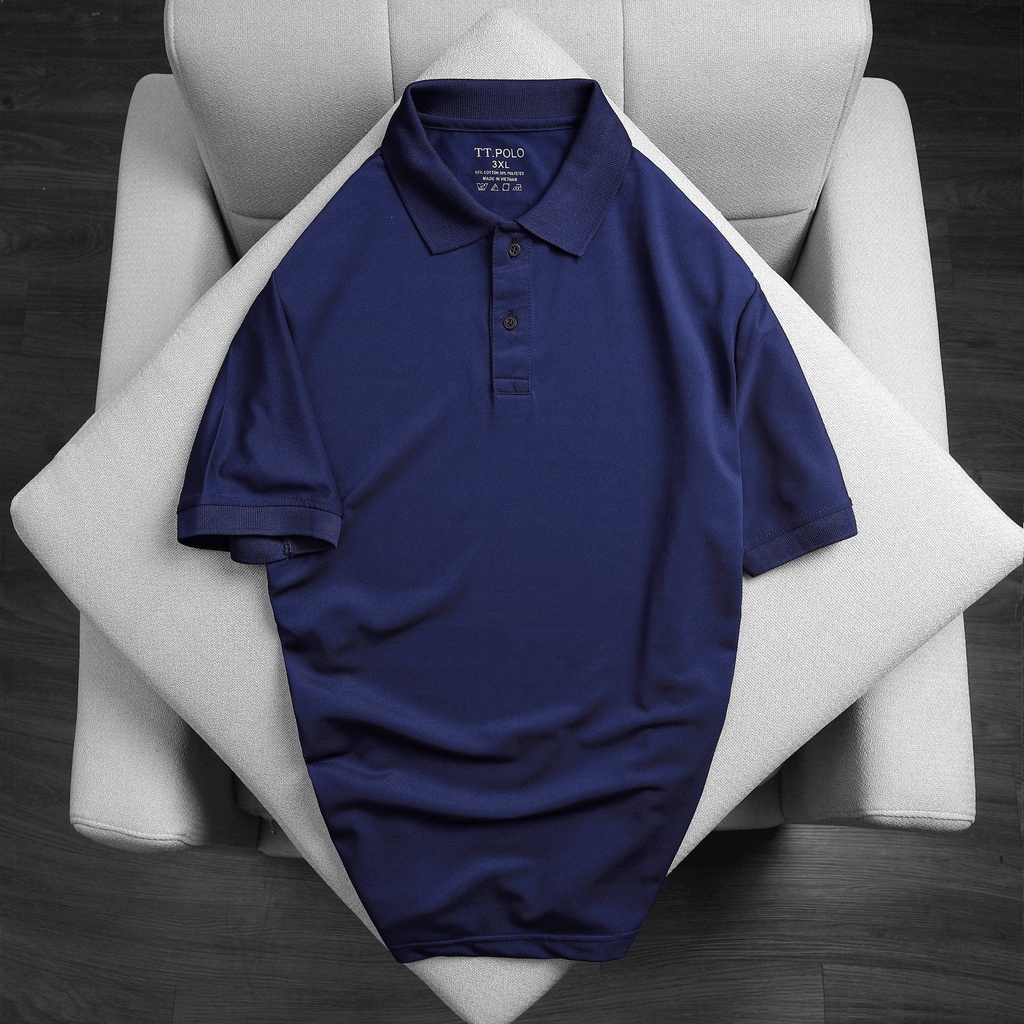 Áo thun nam POLO trơn vải cá sấu cotton cao cấp áo thun nam cổ trụ cao cấp nhiều màu