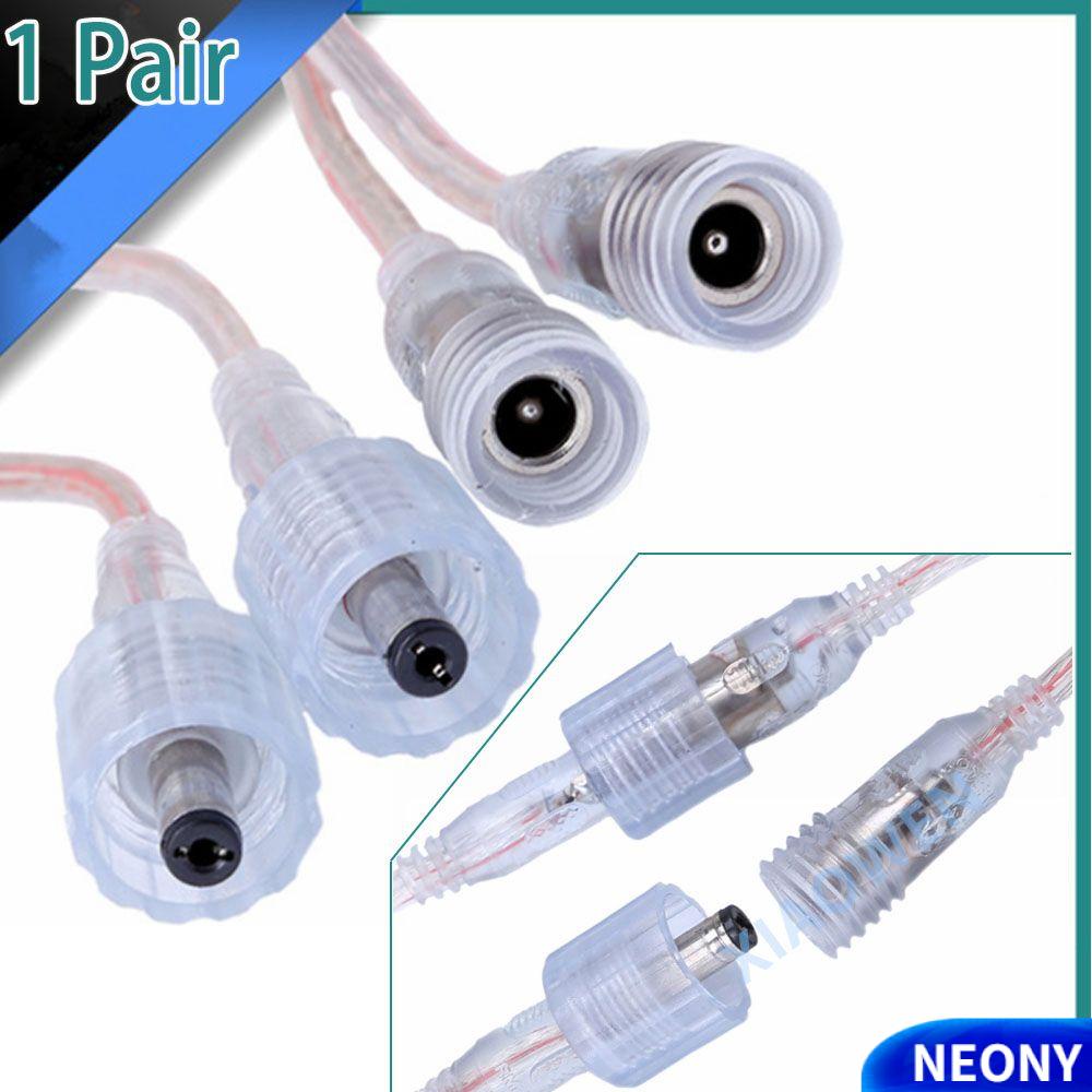 1 Cặp Đầu Nối Dây Đèn Led 20cm DC 5.5X2.1Mm