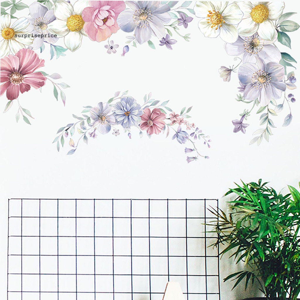 Đề Can Dán Tường Tự Dính Hình Hoa Lá Chim Dễ Tháo Gỡ Trang Trí Nhà Cửa