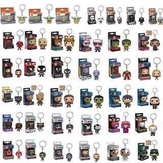 Funko Pop Móc Khóa Mô Hình Nhân Vật Thor Loki Doctor Strange Black Panther Venom Yoda The Mandalorian Darth Vader Trong Phim Star Wars