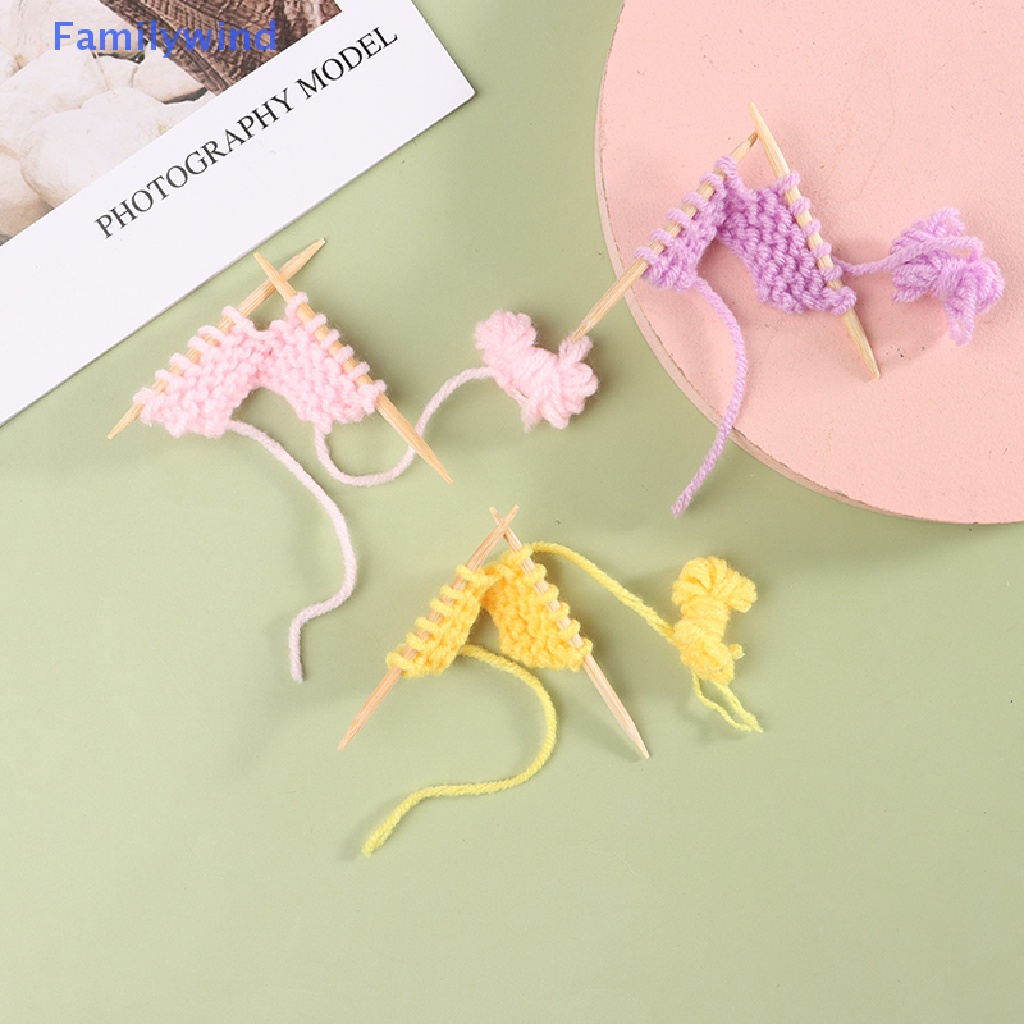 Cuộn Len Đan 1 / 12 Trang Trí Nhà Búp Bê