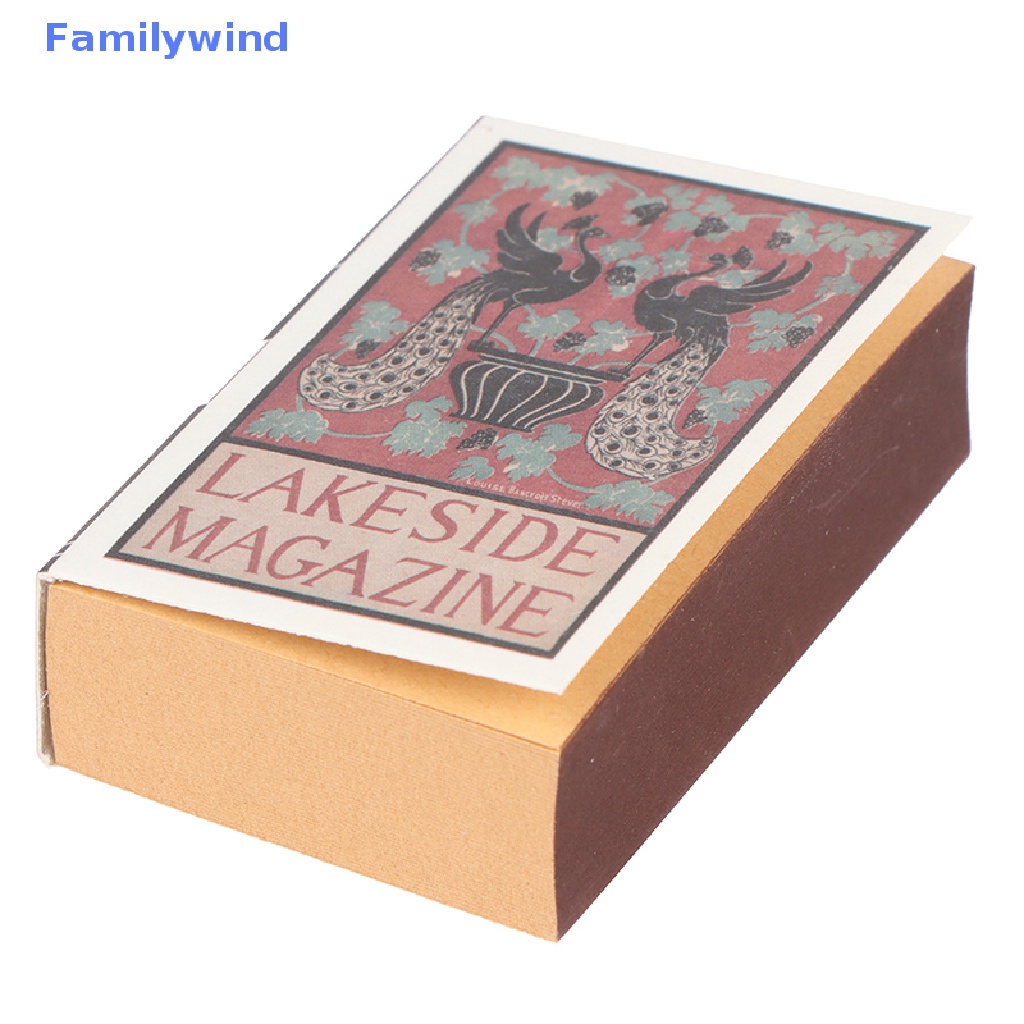 Mô Hình Quyển Sách Hoạt Hình Tỷ Lệ 1: 12 Dùng Trang Trí Nhà Búp Bê