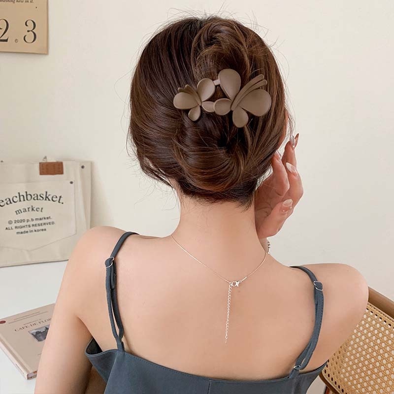 Kẹp Tóc Mỏ Vịt Cỡ Lớn Thiết Kế Đơn Giản Thời Trang Cho Nữ