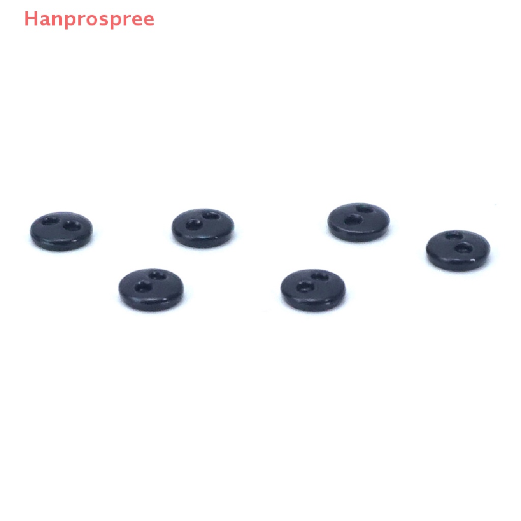 Set 10 Nút Tròn Hai Lỗ Nhiều Màu Sắc Làm Đồ Chơi Búp Bê