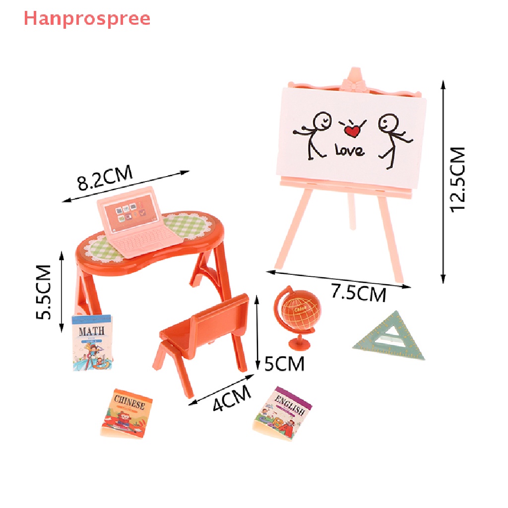 1 Bộ Bàn Ghế Trang Trí Nhà Búp Bê Hanprospree &gt; 1Set