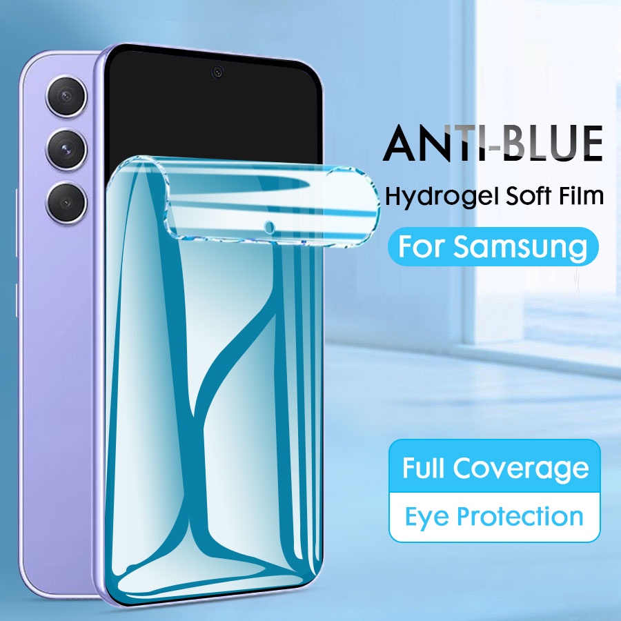 Miếng Dán Màn Hình Full Viền Chống Ánh Sáng Xanh Cho Samsung Galaxy A34 A54 A14 A13 A23 Note 20 10 9 8 S23 S22 S21 FE S20 S10 S9 S8 Plus Ultra Lite A72 A52 A52s A32 A22 A02s A03s A42 A20s A21s A50s A10 A20 A30 A50 A11 A12 A31 A51 A71