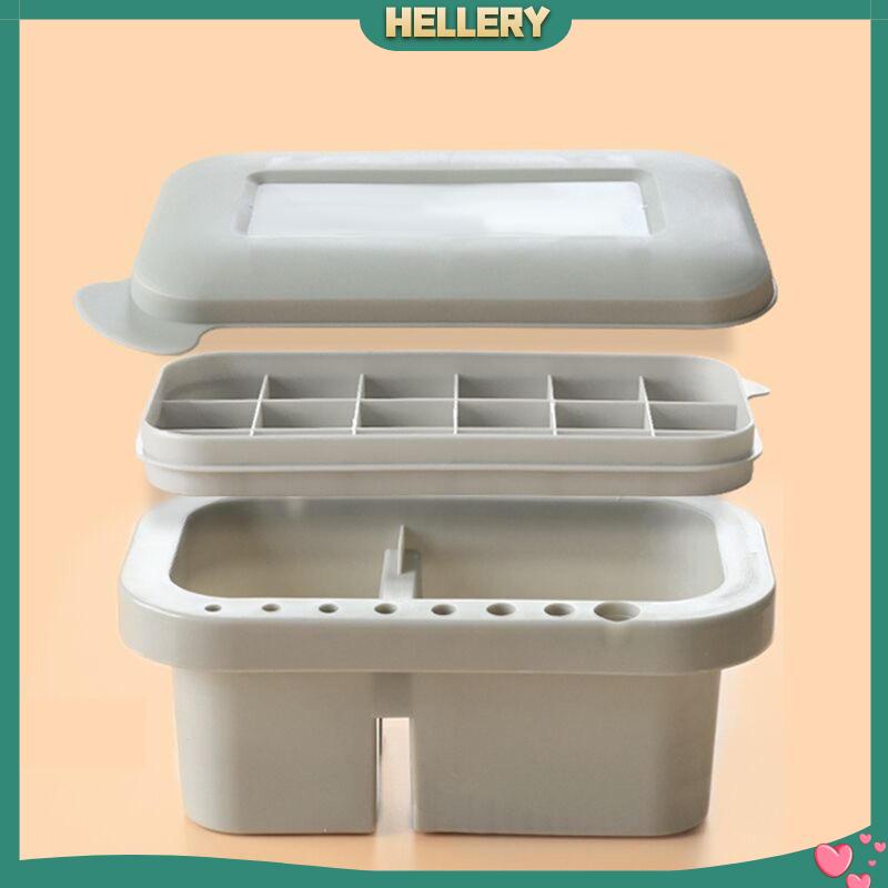 Xô Rửa Cọ Vẽ 2 Trong 1 Bằng Acrylic Kèm Tấm Làm Sạch