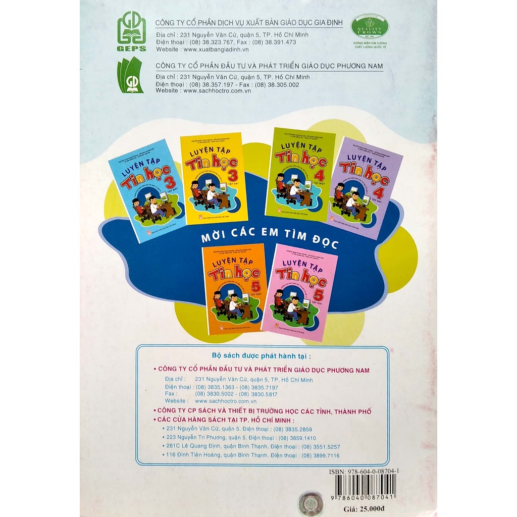 Sách Luyện Tập Tin Học 5 - Tập 2