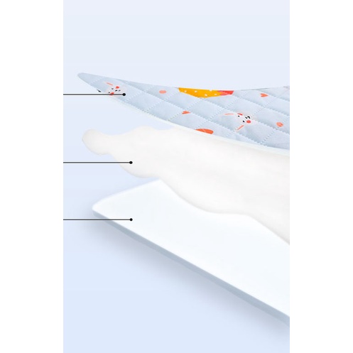 Lót chống thấm Best Baby 3 lớp chần caro 50x70cm và size lớn 75x100cm