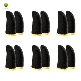 Set 12 Găng Tay Bằng Sợi Carbon 18-Pin Hỗ Trợ Chơi Game PUBG Mobile