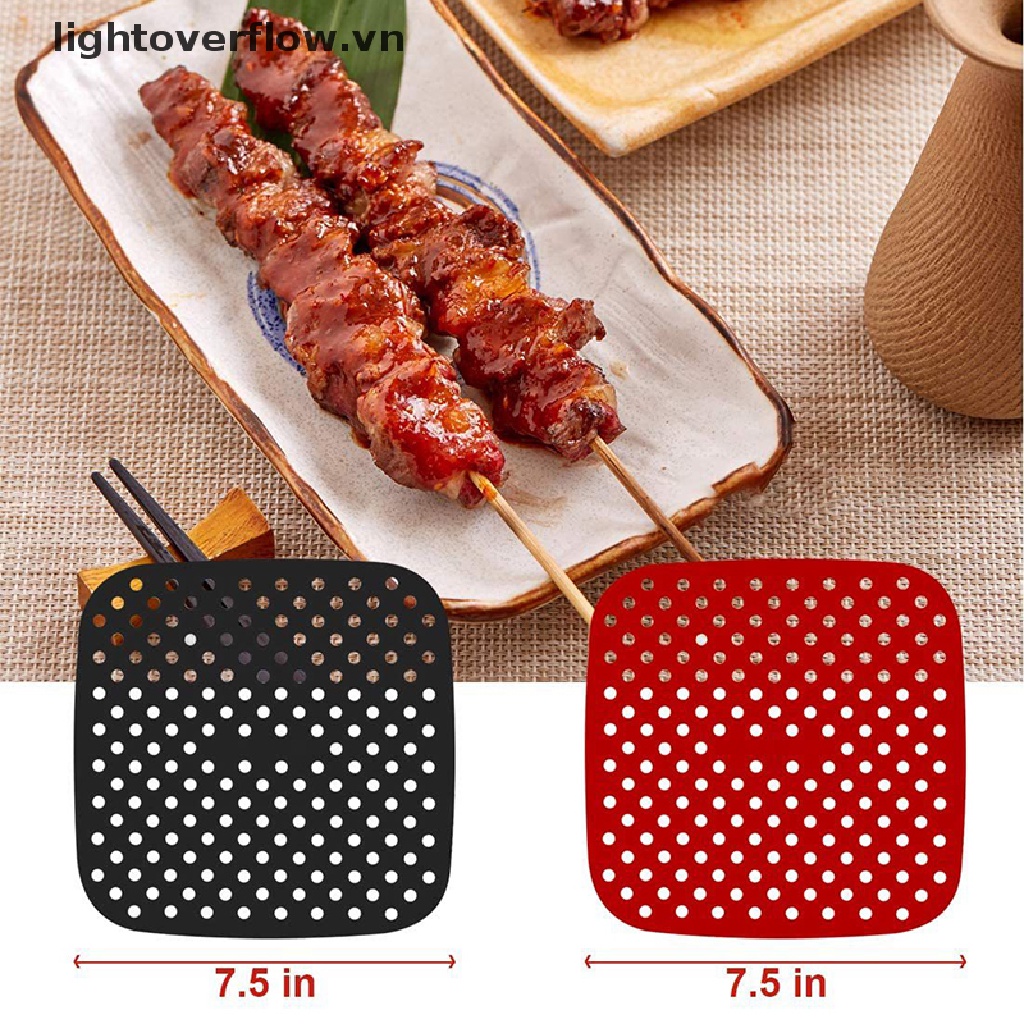Tấm Lót Nồi Chiên Không Dầu Bằng Silicon Chống Dính Tiện Dụng