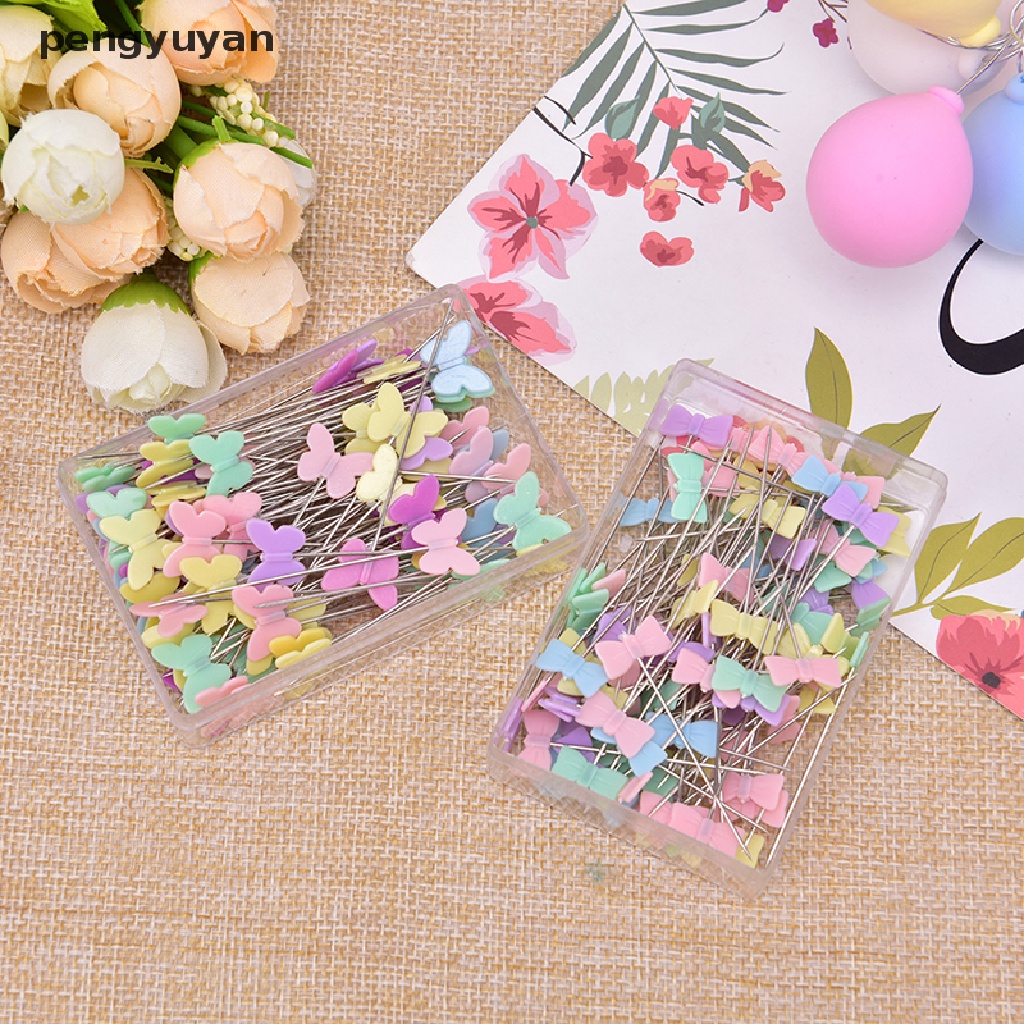 Bộ 100 Ghim Kim Khâu DIY Kèm Hộp Đựng Tiện Lợi