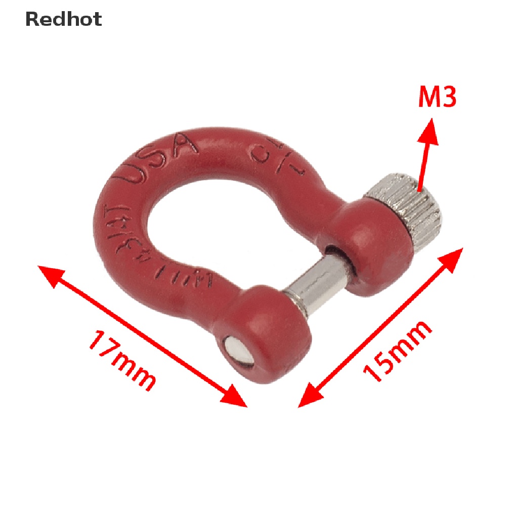 Móc Kéo Chữ D Bằng Kim Loại Cho Xe Điều Khiển Từ Xa TRX-4 1 / 10