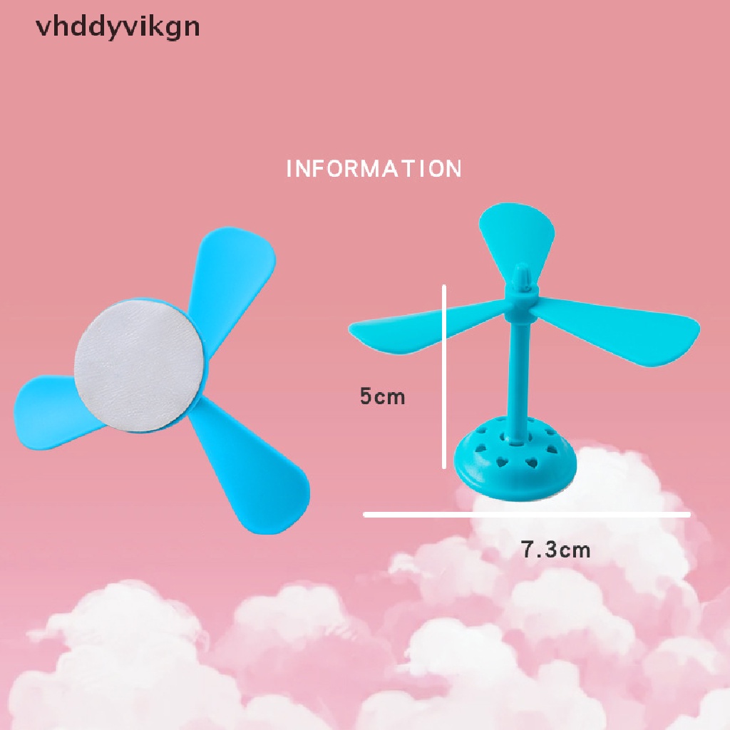 Quạt Nhỏ Bằng Tre Tự Dính Gắn Nón Bảo Hiểm Xe Máy Sáng Tạo