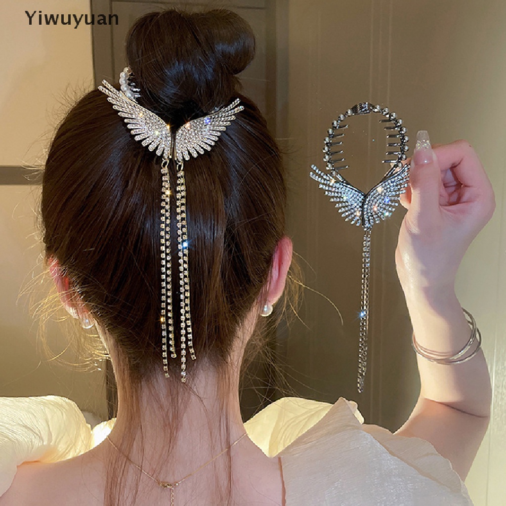 1 Kẹp Tóc Đính Ngọc Trai Và Kim Cương Giả Thời Trang